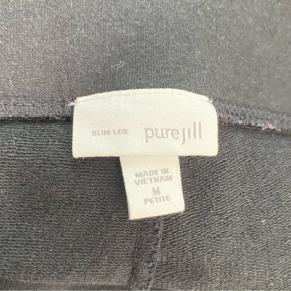 J. Jill Black PureJill Slim Leg Petite Length Pants - Picture 7 of 8